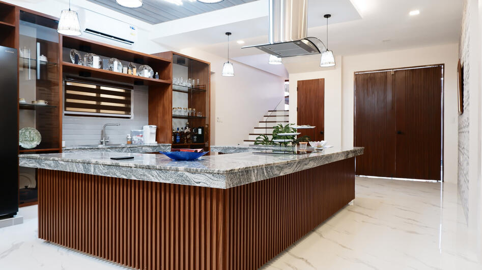 Cabinets and counters